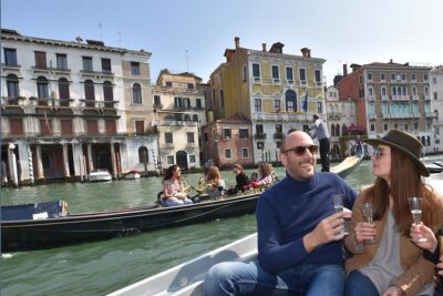 A Venetian Aperitif on The Lagoon - Prosecco, beer, and chips on the water