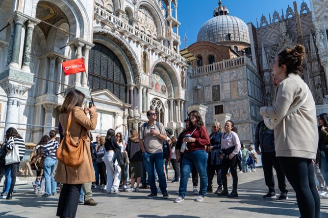 Best Of Venice: Saint Mark's Basilica, Doges Palace with Guide and Gondola Ride - Piazza San Marco: Bell tower exterior and portico walks