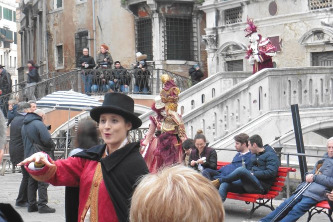 Carnival & Casanova Secrets, Theatrical Walking Show - Stop 3: becoming part of the performance, not just watching it