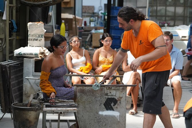 Create Your Own Murano Glass: Beginner’s Glassblowing Class - Step 3: blowing your own Murano piece—cup, bowl, or small vase