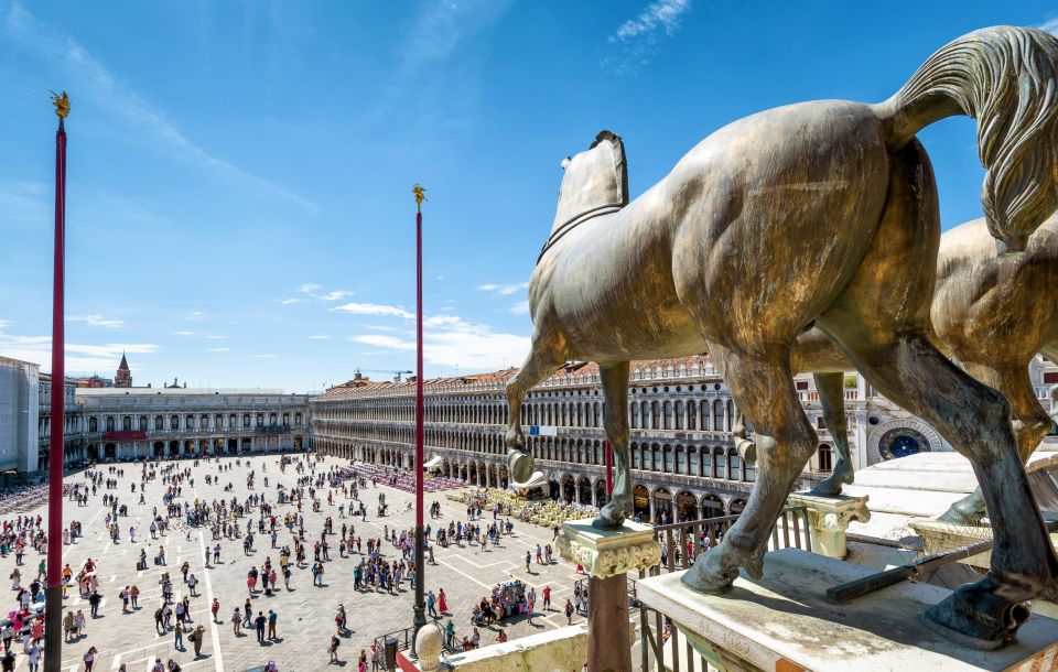 Doge's Palace & St. Mark's Basilica with Terrace Access Tour - Basilica first floor and terrace: bronze horses and the lagoon panorama