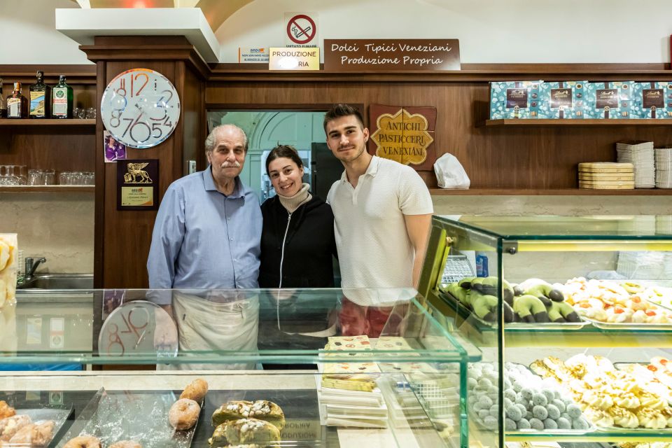 Eating Venice: Offbeat Food & Drinks Tour - Dessert finish line: tiramisù, Carnival frittella, or gelato