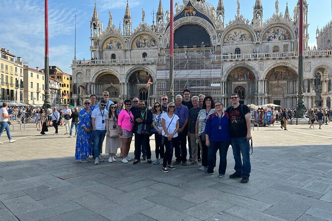Exclusive Entrance Doge Palace & St. Mark's Basilica Terrace Tour - Inside the Doge’s Palace: Venetian Gothic, power, and gold details