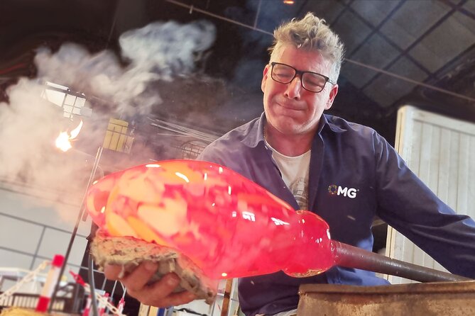 Glass Blowing Show Visit Murano Glass Factory and Showroom OMG - Stop 1: Original Murano Glass OMG Furnace & Showroom demo
