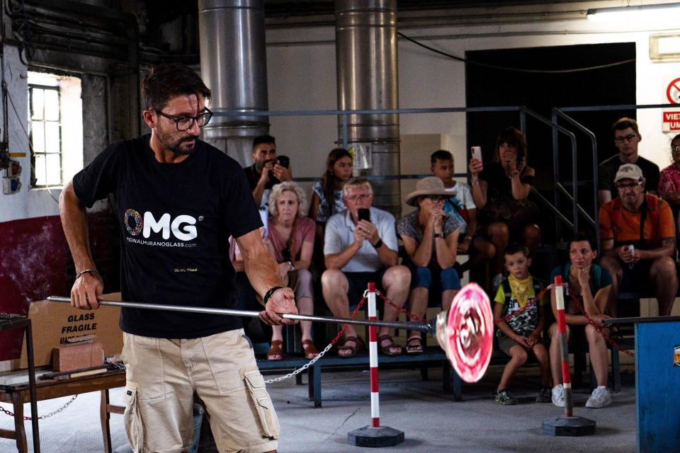 Glass Blowing Show Visit Murano Glass Factory & Showroom OMG - Shop Smart Without Feeling Rushed
