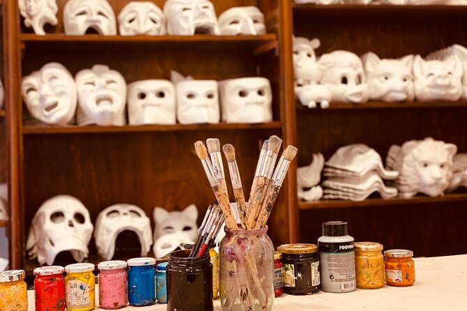 Mask Workshop - Paint Your Own Venetian Mask in Venice, Italy - The 1-hour flow: from choosing a mask to finishing touches