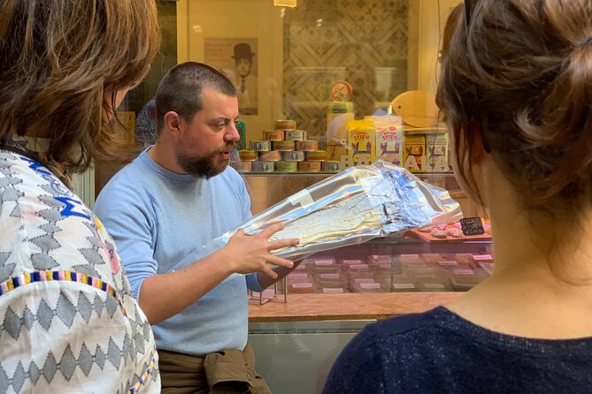 Old Taverns and Rialto Market Food Adventure (come hungry!) - Pescheria di Rialto: toast, samples, and the reality of fish-forward cicchetti
