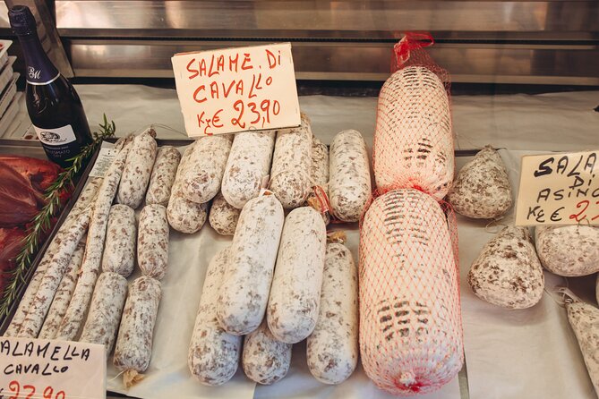 Private Venice Street Food Tour with a Sommelier - What you’ll eat and drink: seafood, cheese, gelato, and included wine