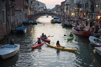 Real Venetian Kayak - Tour of Venice Canals with a Local Guide - The Paddle Route: Tight Canals, Single File, and Lagoon Views