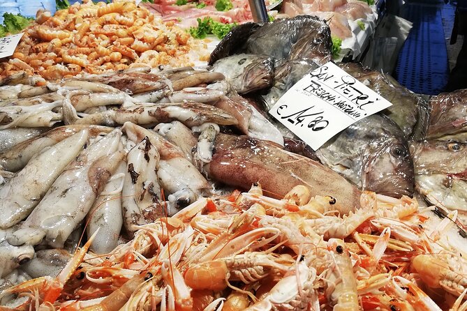 Rialto Market & Seafood Cooking Class in Murano - What you cook and eat: busara, seabass, and Venetian flavors