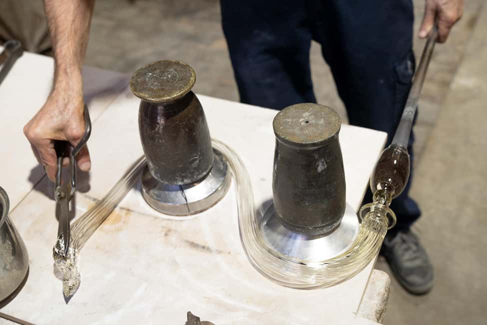 travel through time in Murano with a historic Venetian boat - Watching Glassblowing in Person (the part you’ll remember)
