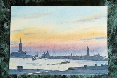 Venetian Watercolors Painting Workshop at the Historic Art Circle - Your 1.5-hour itinerary in real Venice time