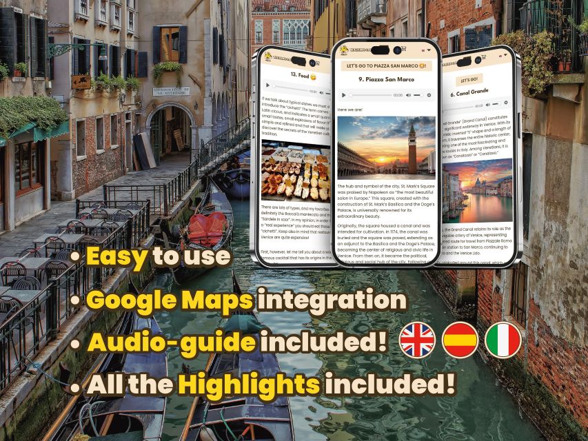 Venezia: Digital Guide made by a Local for your walking tour - Key highlights you’ll feel right away