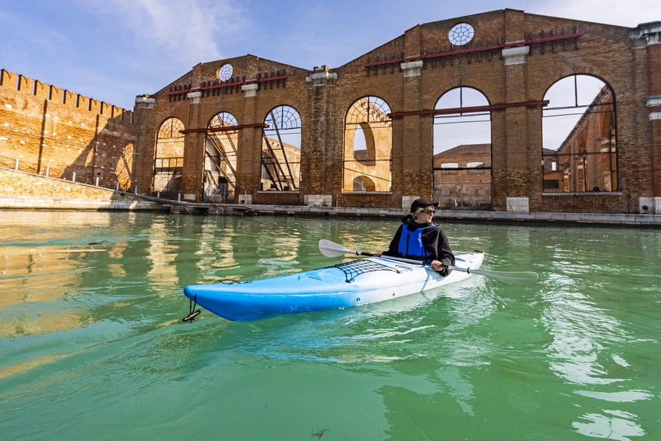 Venice Beginner's Kayak Tour in the Medieval Arsenal - Exploring the Arsenal and the lagoon from a local sports angle