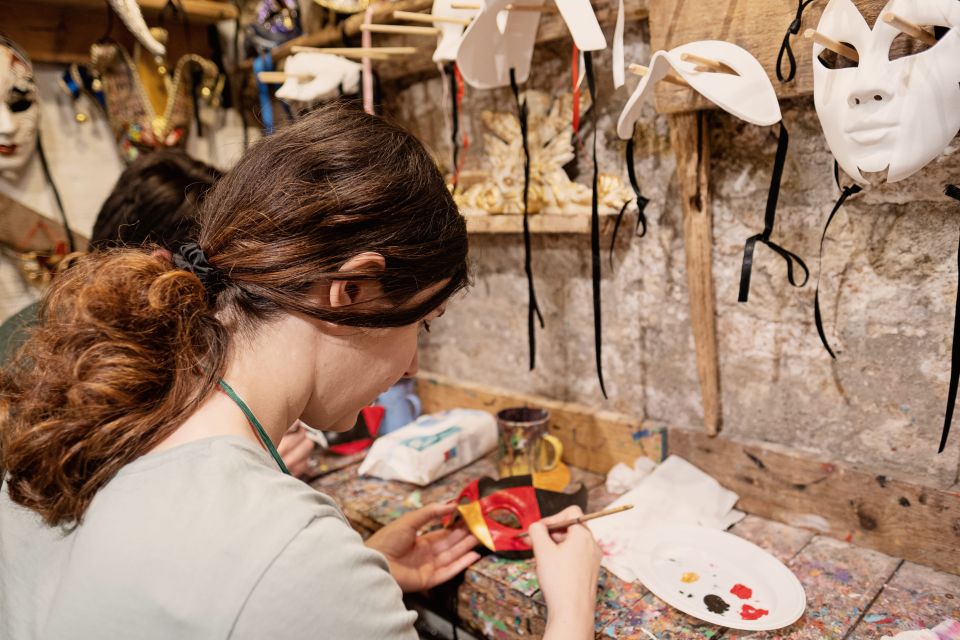Venice: Carnival Mask Decoration Class at Casanova Prisons - Palazzo delle Prigioni: where Casanova and Carnival sit side by side