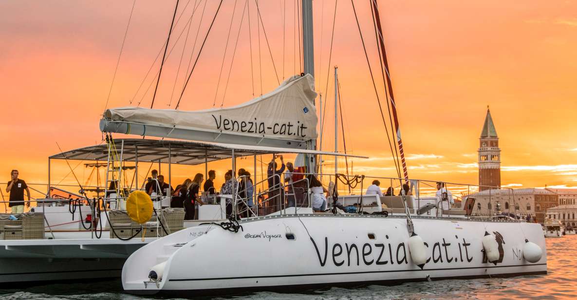 Venice: Catamaran Sunset Jazz Cruise with Aperitivo - Key things to know before you go