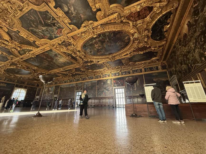 Venice: Doge's Palace and St. Mark's Basilica Guided Tour - The Doge’s Palace tour: rooms with ceilings, power, and Casanova