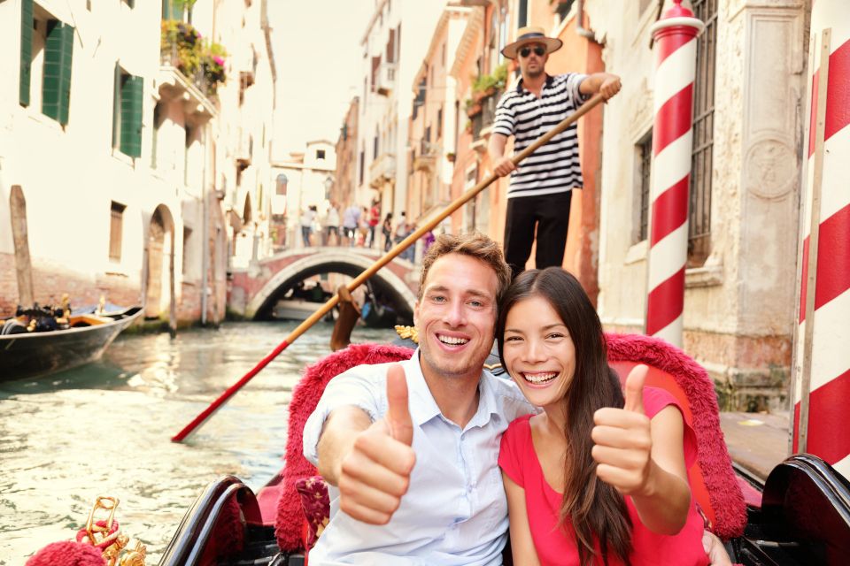 Venice: Grand Canal by Gondola with Live Commentary - Punta della Dogana and Saint Mark’s Basin: the turning point views