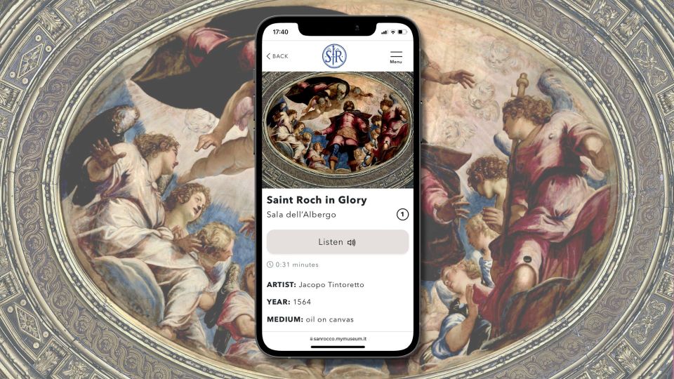 Venice: Scuola Grande di San Rocco Audioguide - Getting your phone guide to work: headphones, charging, and time limits