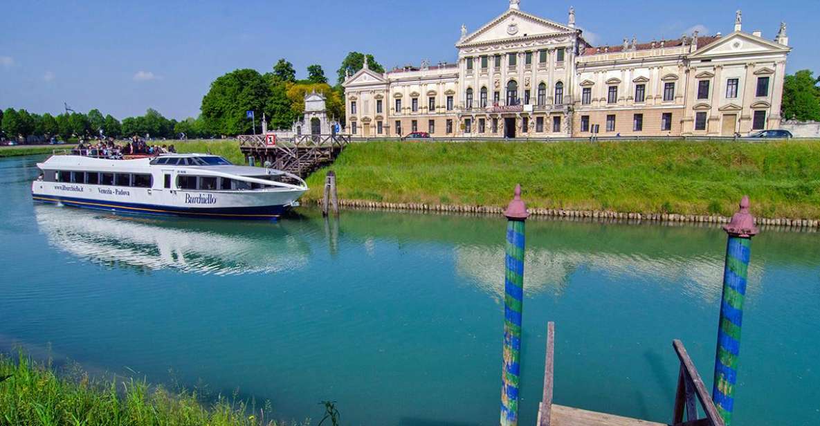 Venice to Padua Full-Day Brenta Riviera Boat Cruise - Oriago to Mira: swing bridges, a stop for lunch, and Villa Widmann