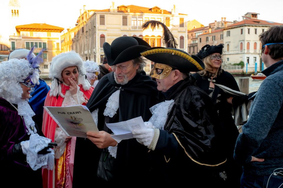 Venice: Venetian Style Carnival Pub Crawl - What to Bring, What to Expect at the End, and Where You’ll Go Next
