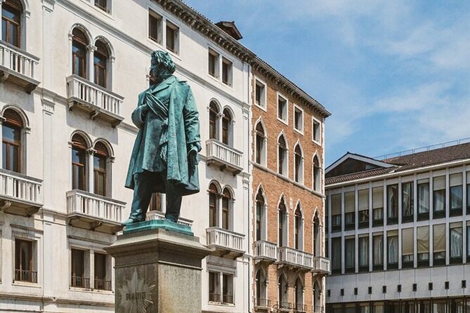Venice Walking Tour with Gondola Ride Experience - St. Mark’s basin finish: the bell tower, Palazzo Ducale, and S. Giorgio Island