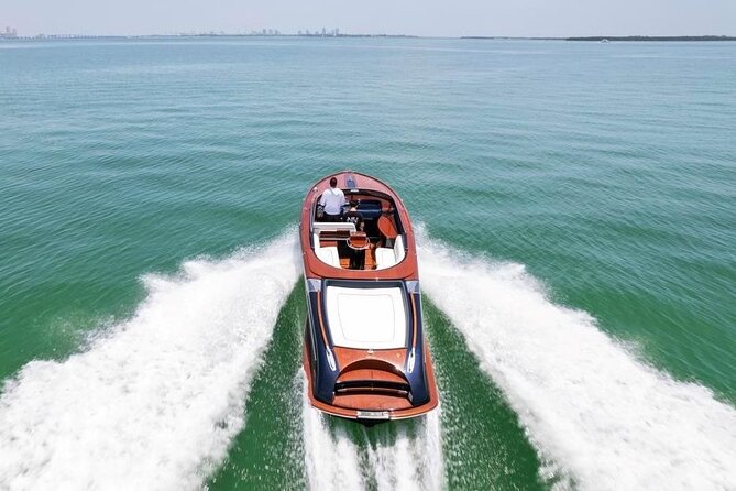 VIP Private Luxury Boat Tour - Riva Aquariva Yacht Venice - The Big Lagoon Loop: St. Mark, Doge’s Palace, and the Bridge of Sigh